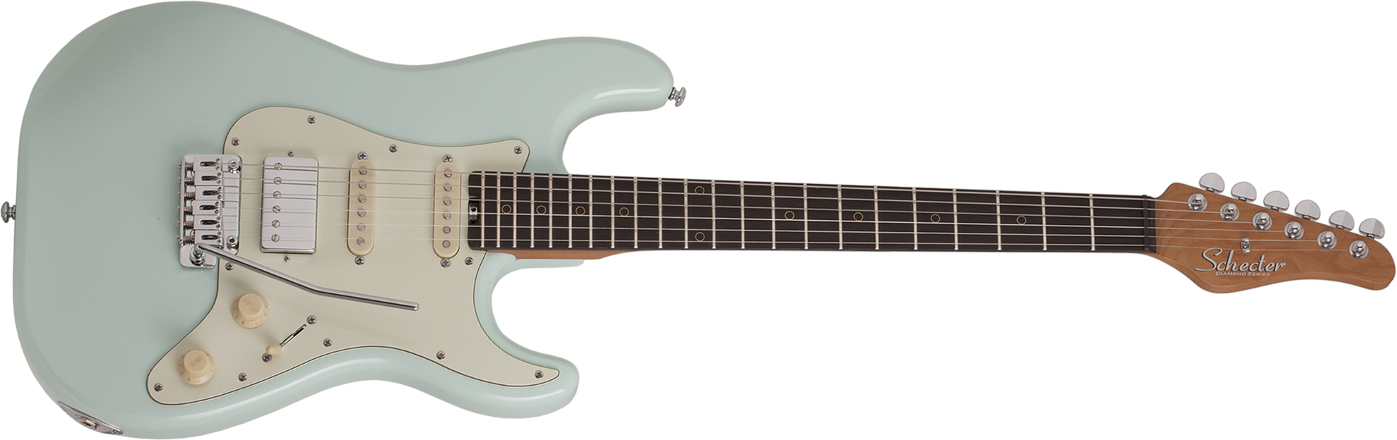 Schecter Nick Johnston Traditional Hss Trem Eb - Atomic Frost - Guitare Électrique Forme Str - Main picture