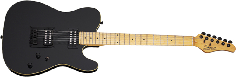 Schecter Pt Mm Hh Ht - Black - Guitare Électrique Single Cut - Main picture