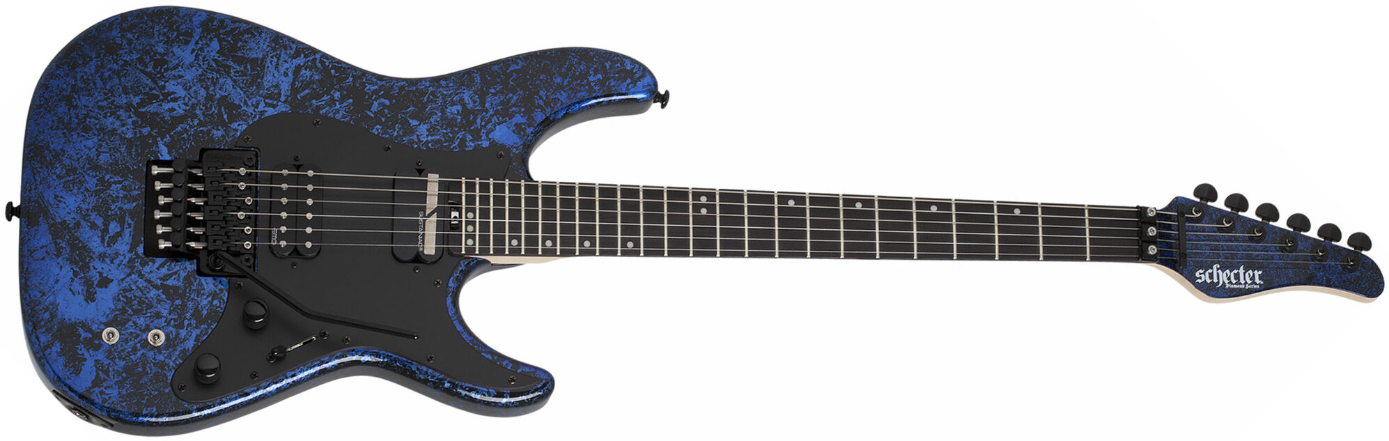 Schecter Sun Valley Super Shredder Fr S 2h Emg Sustainiac Eb - Blue Reign - Guitare Électrique MÉtal - Main picture