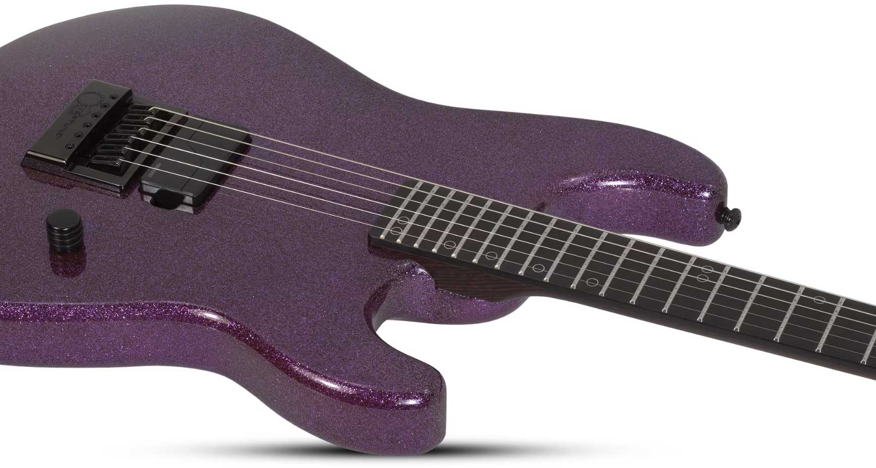 Schecter Daniel Haniss Danskimo 6 Signature 1h Fishman Fluence Ht Eb - Purple Sparkle - Guitare Électrique Forme Str - Variation 2
