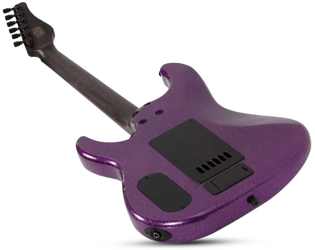 Schecter Daniel Haniss Danskimo 6 Signature 1h Fishman Fluence Ht Eb - Purple Sparkle - Guitare Électrique Forme Str - Variation 3