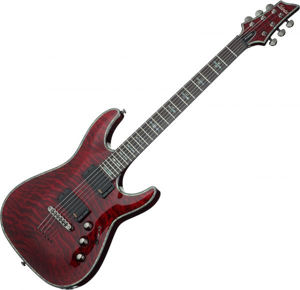 Schecter Hellraiser C-1 - black cherry Str shape electric guitar