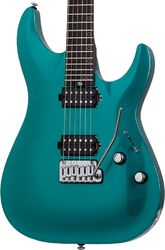 Guitare électrique forme str Schecter Aaron Marshall AM-6 - Artic jade