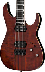 Guitare électrique 7 cordes Schecter Banshee Elite-7 - Cat's eye pearl