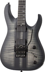 Guitare électrique forme str Schecter Banshee GT FR - Satin charcoal burst