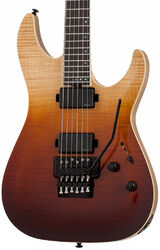 Guitare électrique forme str Schecter C-1 FR SLS Elite - Antique fade burst