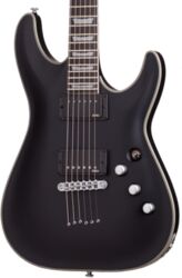 Guitare électrique forme str Schecter C-1 Platinum - Satin black