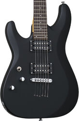Guitare électrique gaucher Schecter C-6 Deluxe LH - Satin black