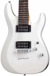 Guitare électrique 7 cordes Schecter C-7 Deluxe - Satin white