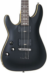 Guitare électrique gaucher Schecter Demon-6 Gaucher - Aged black satin