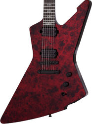 Guitare électrique métal Schecter E-1 Apocalypse - Red reign