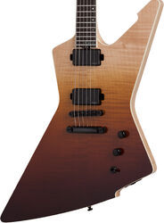 Guitare électrique métal Schecter E-1 SLS Elite - Antique fade burst