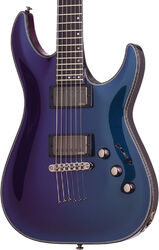 Guitare électrique forme str Schecter Hellraiser Hybrid C-1 - Ultra violet