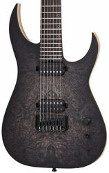 Guitare électrique 7 cordes Schecter Keith Merrow KM-7 MK-III Artist - Trans black pearl 