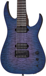 Guitare électrique 7 cordes Schecter Keith Merrow KM-7 MK-III Pro USA - Blue crimson pearl