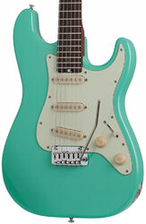 Guitare électrique forme str Schecter Nick Johnston Traditional - Atomic green