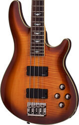 Basse électrique solid body Schecter Omen Extreme-4 - Vintage sunburst