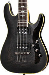Guitare électrique 7 cordes Schecter Omen Extreme-7 - See-thru black gloss