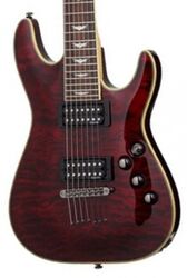 Guitare électrique 7 cordes Schecter Omen Extreme-7 - Black cherry gloss
