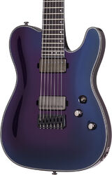 Guitare électrique 7 cordes Schecter Hellraiser Hybrid PT-7 - Ultraviolet