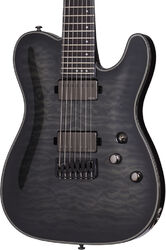 Guitare électrique 7 cordes Schecter Hellraiser Hybrid PT-7 - Transp. black burst