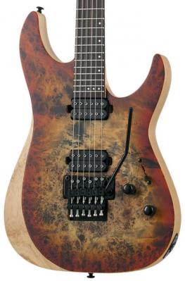 Guitare électrique solid body Schecter Reaper-6 FR - Satin inferno burst
