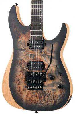 Guitare électrique solid body Schecter Reaper-6 FR - Satin charcoal burst