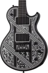 Guitare électrique métal Schecter Solo-II Przym Palladium - gloss black
