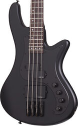 Basse électrique solid body Schecter Stiletto Stealth-4 - Satin black