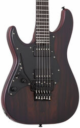 Guitare électrique gaucher Schecter Sun Valley Super Shredder Exotic Ziricote LH - Natural