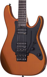 Guitare électrique forme tel Schecter Sun Valley Super Shredder FR - Lambo orange