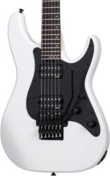 Guitare électrique forme str Schecter Sun Valley Super Shredder FR - White