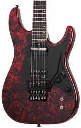 Guitare électrique métal Schecter Sun Valley Super Shredder FR S - Red reign