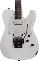 Guitare électrique forme tel Schecter Sun Valley Super Shredder PT FR - Metallic white