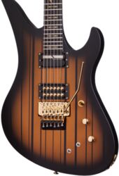 Guitare électrique forme str Schecter Synyster Custom-S - Satin gold burst