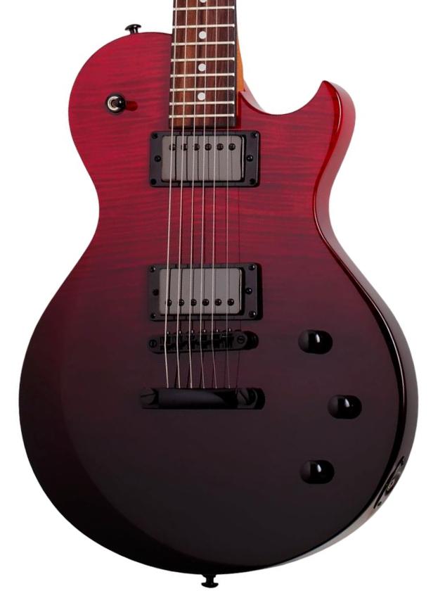 Guitare électrique single cut Schecter Solo-II Standard - Bloodburst
