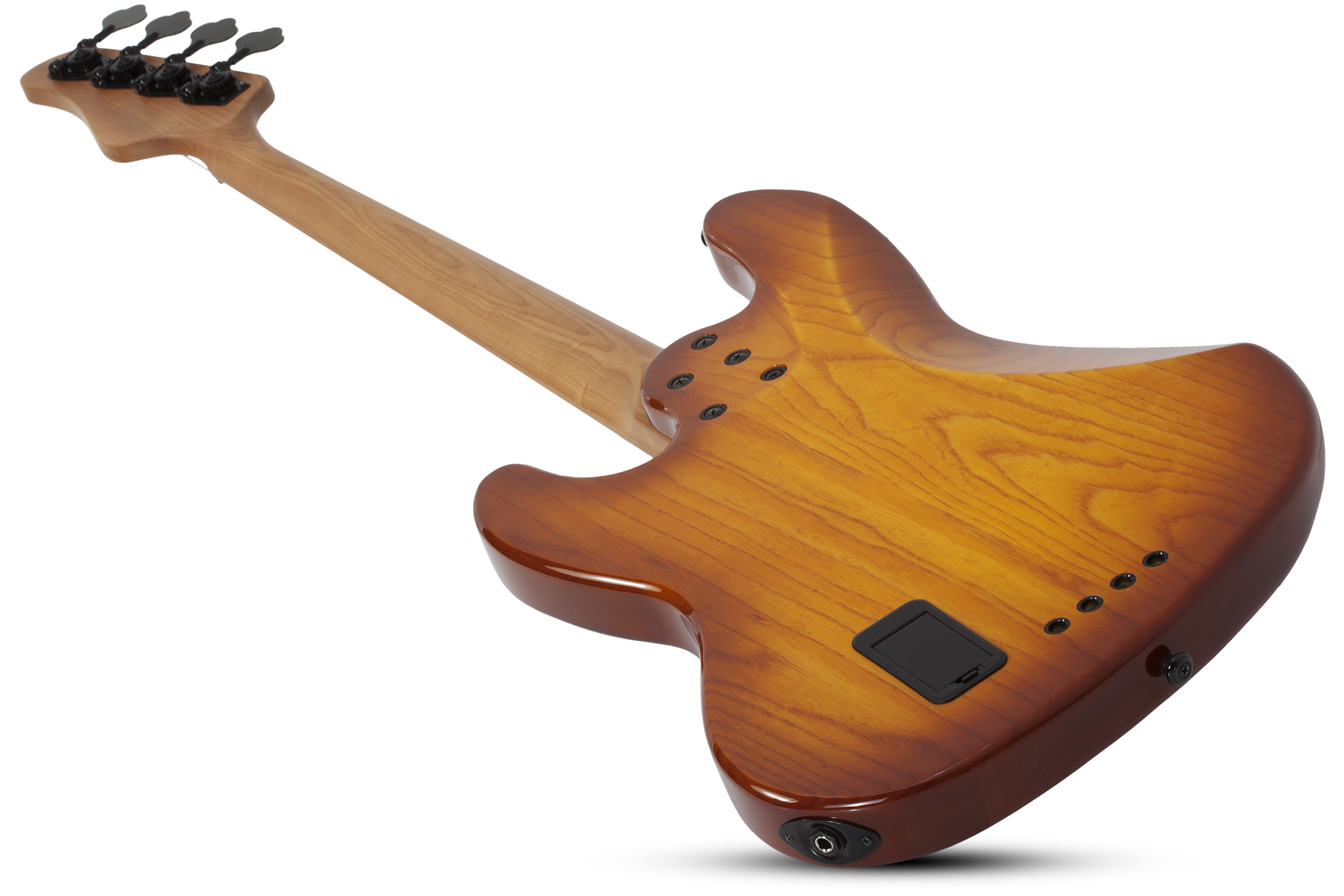 Schecter J-4 Exotic Emg Active Mn - Faded Vintage Sunburst - Basse Électrique Solid Body - Variation 2