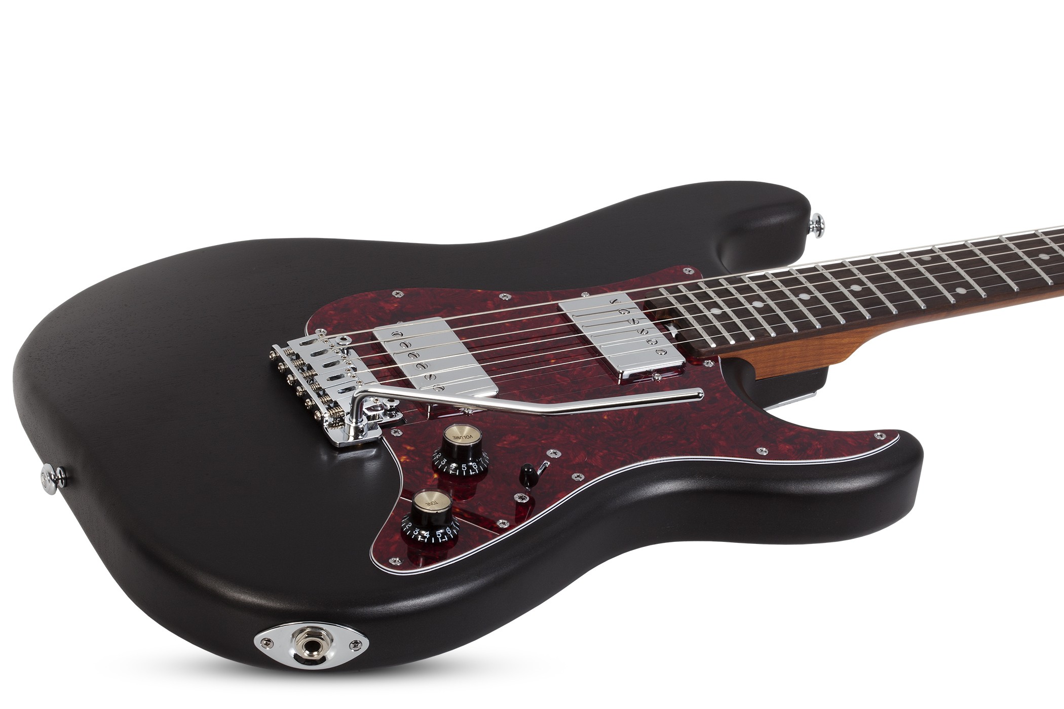 Schecter Jack Fowler Traditional Signature 2h Trem Eb - Black Pearl - Guitare Électrique Forme Str - Variation 1