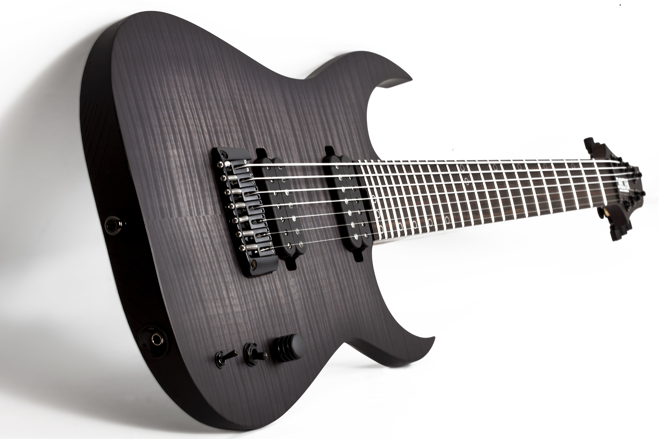 Schecter Keith Merrow Km-7 Mk-iii Artist Signature 7c 2h Ht Eb - Trans Black Pearl - Guitare Électrique 7 Cordes - Variation 6