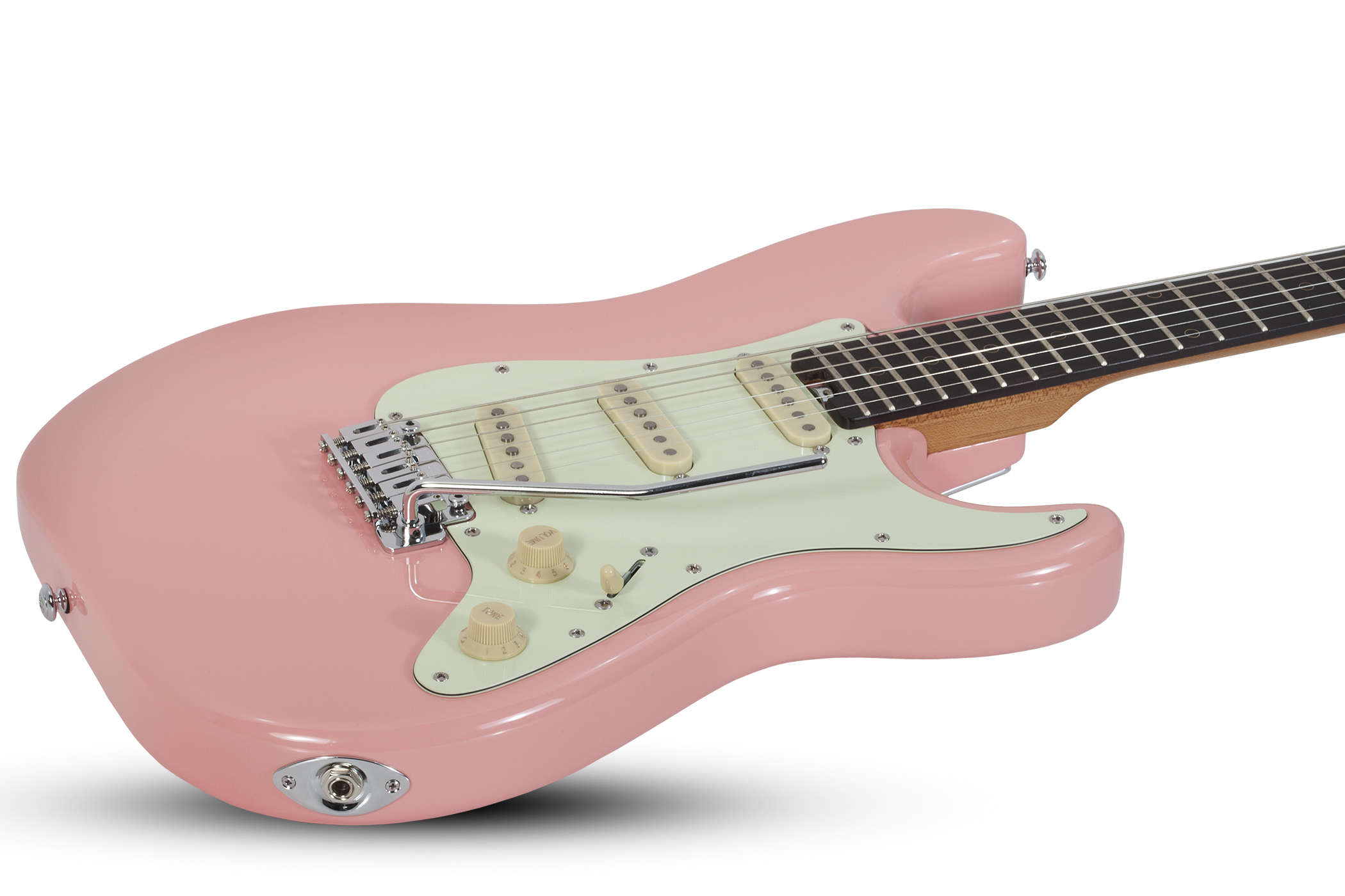 Schecter Nick Johnston Traditional Signature 3s Trem Eb - Atomic Coral - Guitare Électrique Forme Str - Variation 1