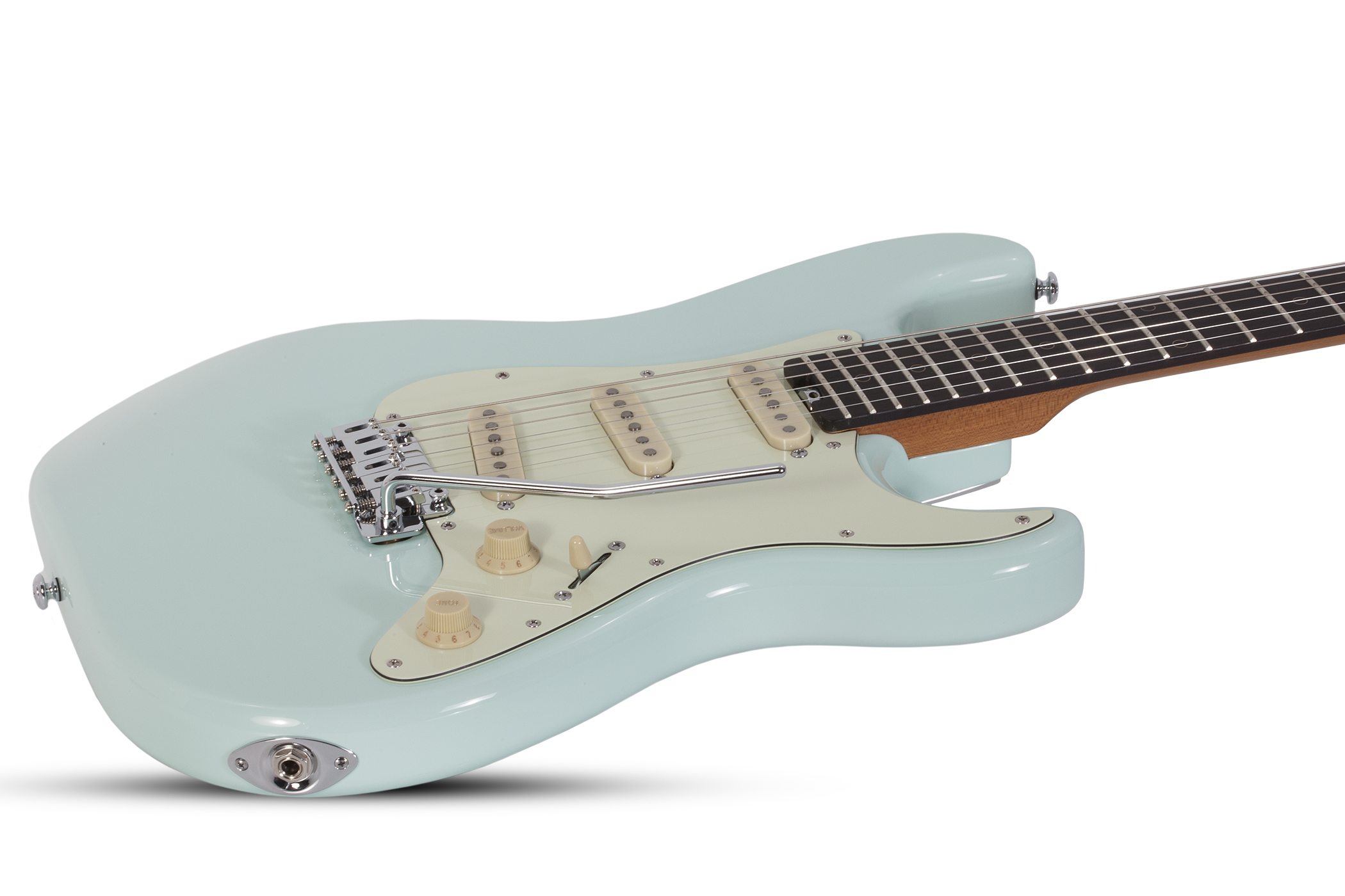 Schecter Nick Johnston Traditional Signature 3s Trem Eb - Atomic Frost - Guitare Électrique Forme Str - Variation 1