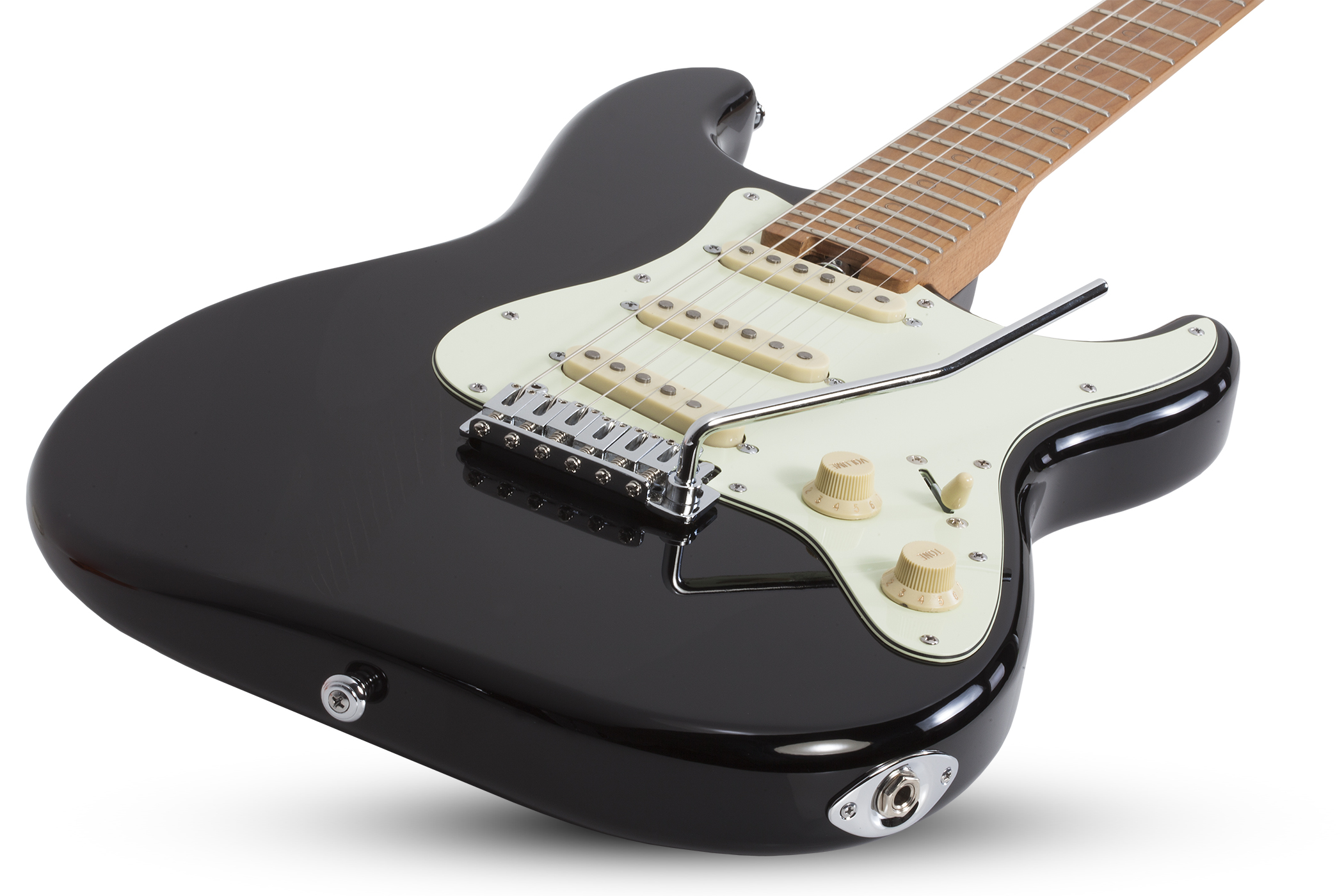 Schecter Nick Johnston Traditional Signature 3s Trem Eb - Atomic Ink - Guitare Électrique Forme Str - Variation 1