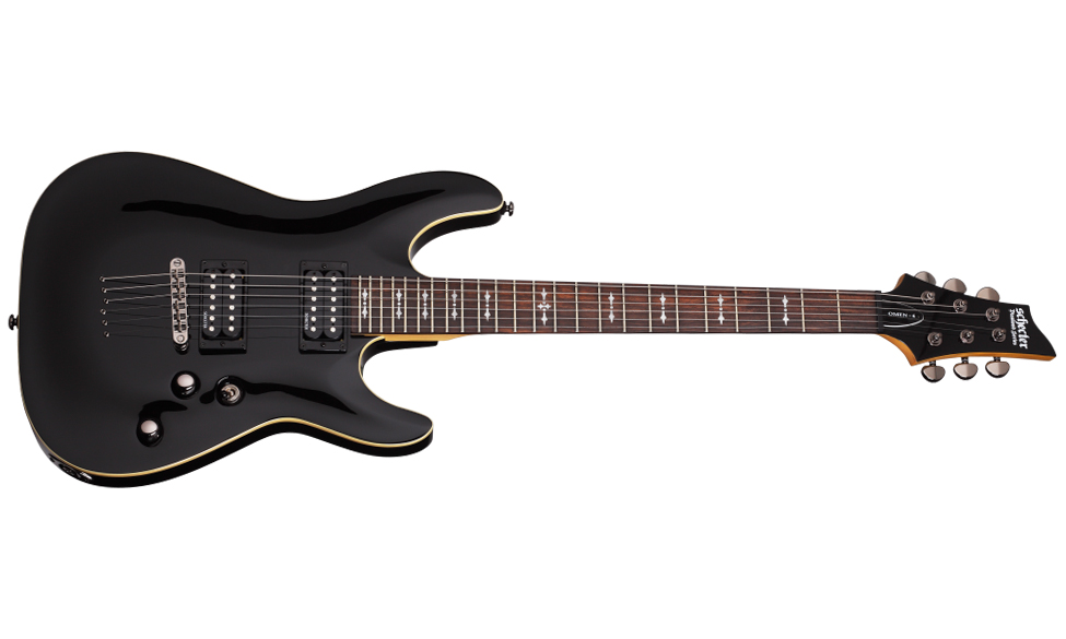 Schecter Omen Extreme-6 2h Ht Rw - See-thru Black - Guitare Électrique Forme Str - Variation 1