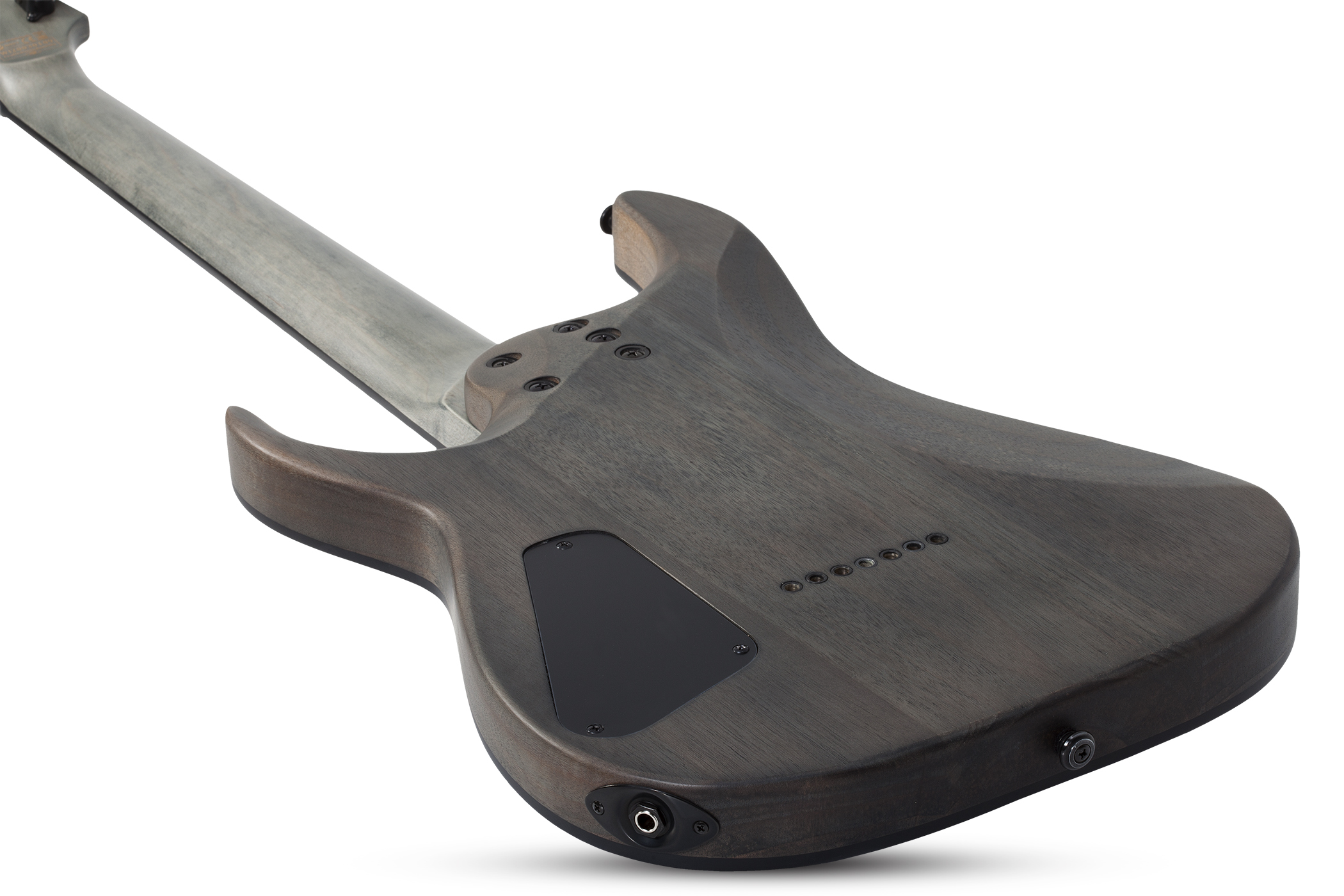 Schecter Omen Elite-7 7c Baryton 2h Ht Rw - Charcoal - Guitare Électrique 7 Cordes - Variation 3