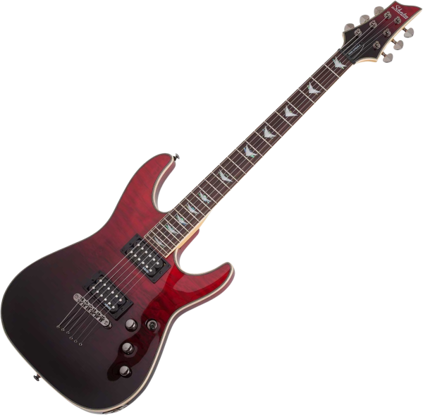 Schecter Omen Extreme-6 - blood burst Str shape electric guitar