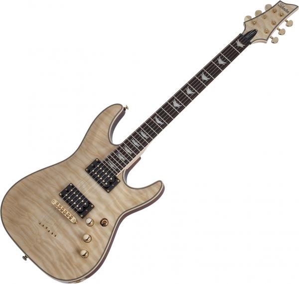 Omen Extreme 6 gloss natural Str shape electric guitar Schecter