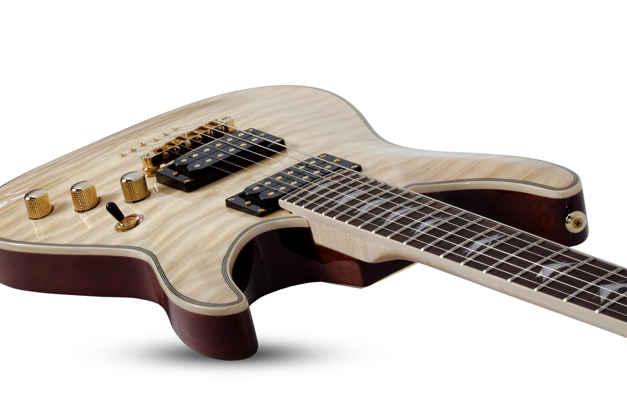 Schecter Omen Extreme-6 2h  Ht Rw - Gloss Natural - Guitare Électrique Forme Str - Variation 2