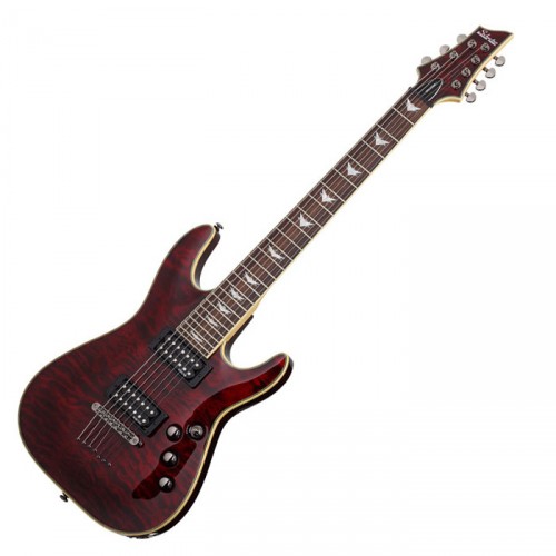 Schecter Omen Extreme-7 - black cherry gloss 7 string electric guitar