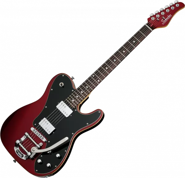 Guitare électrique solid body Schecter PT Fastback II B - Metallic red