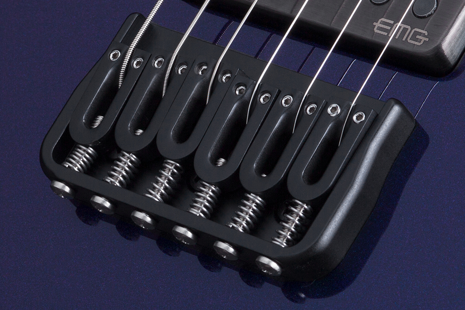 Schecter Pt Hellraiser Hybrid 2h Emg Ht Eb - Ultraviolet - Guitare Électrique Forme Tel - Variation 2